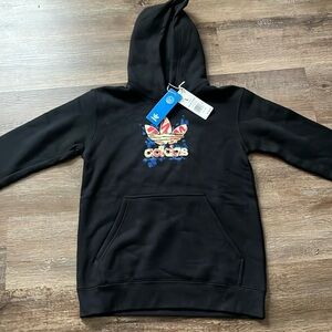 New Adidas Originals Kids' Trefoil Hoodie